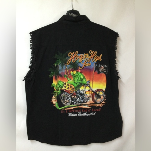 Vintage’Hogs on the High Seas’ shirt.   XL - Picture 3 of 7